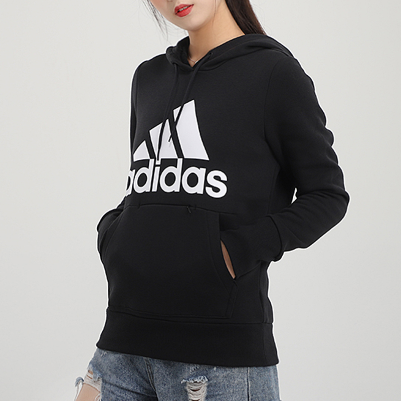 Bluza damska adidas Badge of Sport Overhead Fleece Hoodie czarna GC6915 | |  - Zoltan Sport